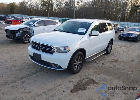 2016 Dodge Durango Limited from USA, damaged, VIN 1C4RDJDG3GC484375